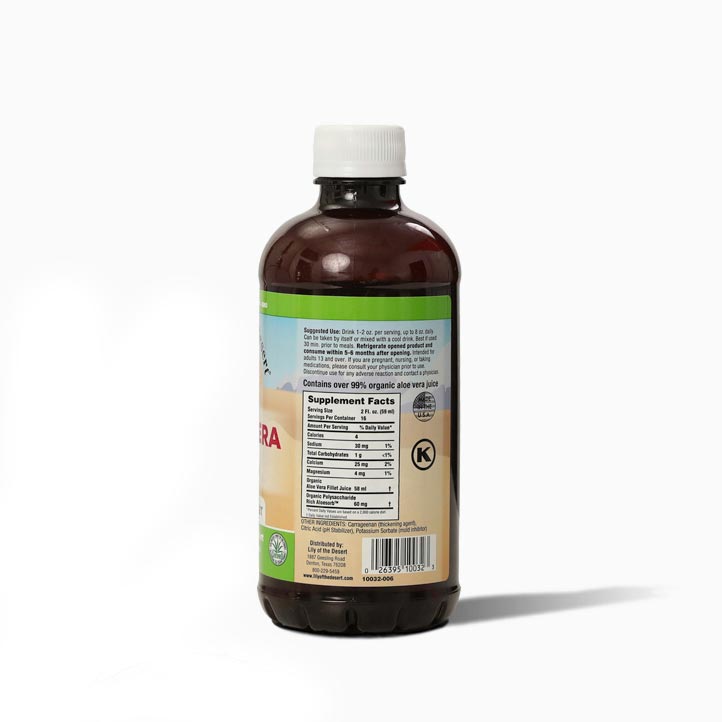 Jugo de aloe vera de filete interior