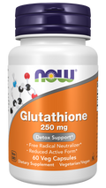 Cápsulas vegetales de glutatión de 250 mg