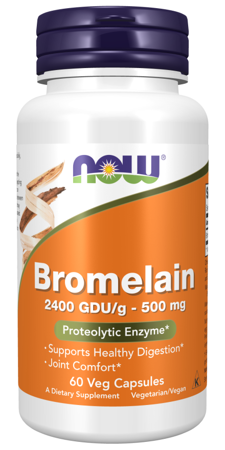 Cápsulas vegetales de bromelina de 500 mg