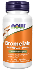 Cápsulas vegetales de bromelina de 500 mg